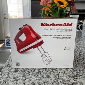 KitchenAid 5 Speed Hand mixer-Red